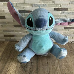 Disney Stitch Alien Lilo Plush Blue 10" Stuffed Animal Excellent Condition